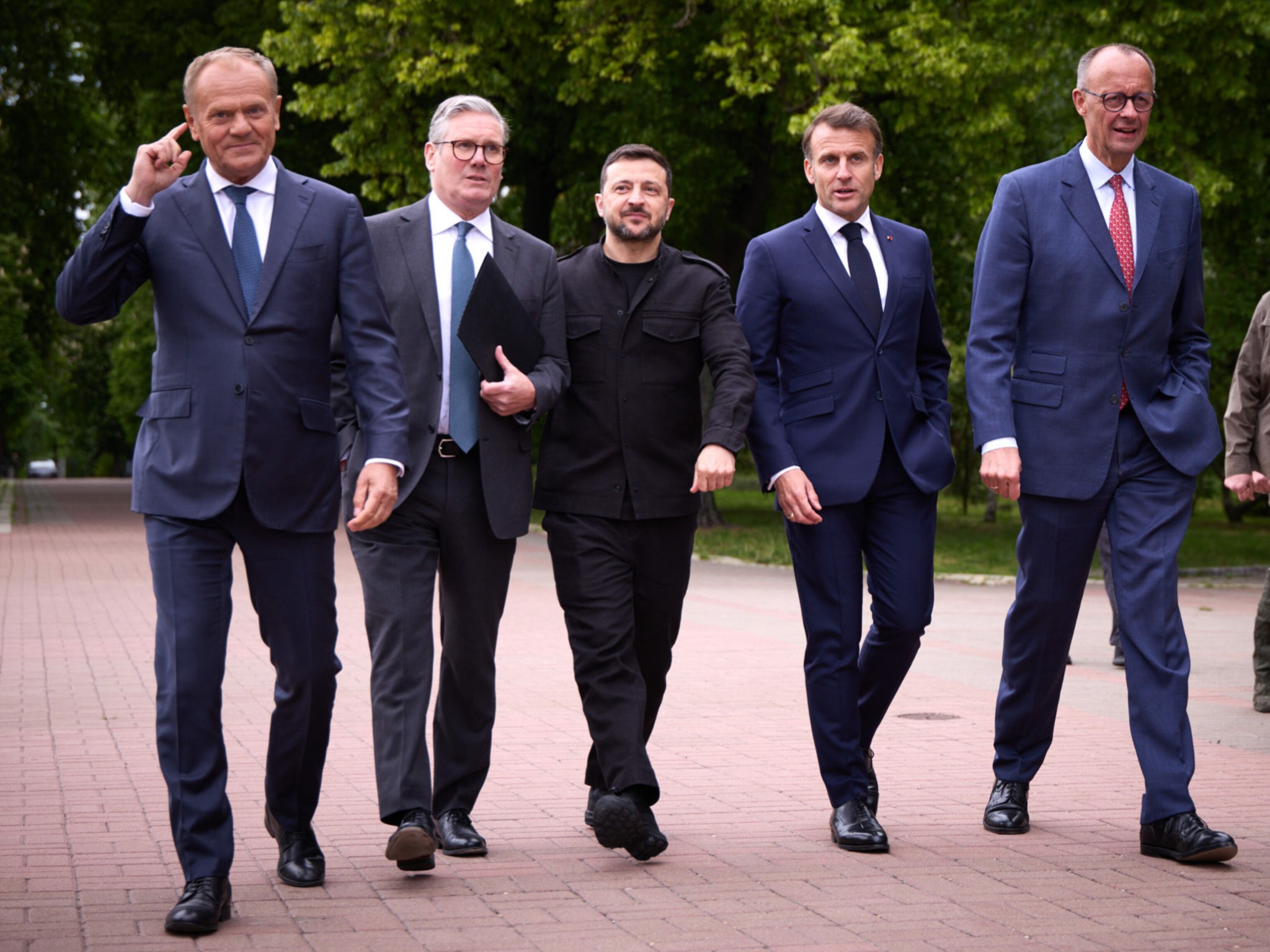 Європейські лідери в Києві: спільна вимога до Росії щодо безумовного припинення вогню та зміцнення оборони України